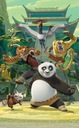 fototapeta Kung Fu Panda TIGER Monkey 244x153cm