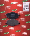 TRW BRZDOVÉ DESTIČKY YAMAHA DT 125 1986-2007 predné