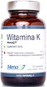 VITAMÍN K2 MK-7 MENA Q7 NATTO 100 MCG 60 KAPS KENAY