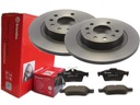 BREMBO ZADNÉ KOTÚČE + DLOŽKY SAAB 9-3 15 palcov 278MM