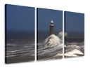 OBRAZOVÝ TRIPTYCH MAJÁK SEA TRIPTIC 90x50