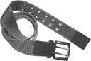 Super dvojradový popruh STRAP, čierny - 105 cm