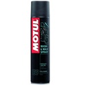 Motul E9 Wash Wax Spray 0,4L sprej čistí motorku