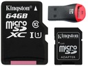 KINGSTON MICRO CARD 64GB UHS + ČÍTAČKA MIKRO KARIET