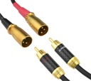 Kábel KLOTZ 2x XLR samec - 2x RCA 1,5m