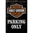 PARKOVISKO HARLEY-DAVIDSON LEN 40x60 vývesný štít