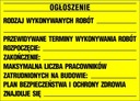 STAVEBNÁ INFORMAČNÁ TABUĽA 50x70 cm BIOZ