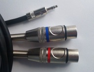 IMG stereo kábel mini Jack 3,5S/2XLR samica 4m