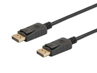 A DISPLAY PORT CABLE v1.2 M/M 2m dlhý KÁBEL 4k2k