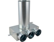 Plenum box 125-300/3x75 GREENFLEX