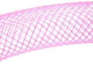 Sieťka na šperky 8 mm 1 m ružová S12684