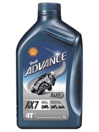 SHELL ADVANCE AX7 polosyntetický olej 15W50 4T 1L