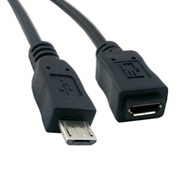 Predlžovací kábel MicroUSB na Micro USB 0,5M