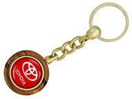 TOYOTA KEYRING KEYRING WOOD 9DTA