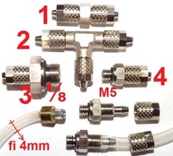 Kovová hadicová spojka 4mm Bosch strojček Siemens