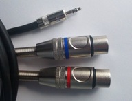 IMG stereo kábel mini Jack 3,5S/2XLR samica 6m