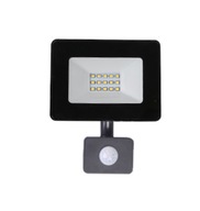 Halogénový LED reflektor 10W IP65 s pohybovým senzorom