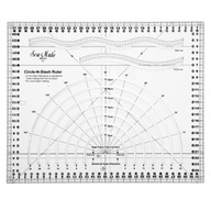 Pravítko na kruhové a diagonálne rezanie 320x260 mm