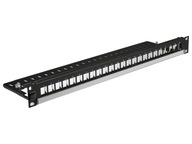 Molex Patchpanel prázdny RACK 19'' 24p keystone