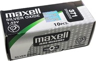 10x STRIEBORNÁ BATÉRIA MAXELL SR 920 SW 371 SR69