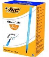 BIC Round Stic Classic guľôčkové pero, modré, 60 kusov