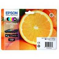 4x org maskara Epson 33 CMYK+Ph T3337 XP530 XP630