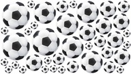 Samolepka na stenu SOCCER BALLS futbal 39 ks!