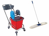 SET INTEGRAL upratovací vozík 25l + mop 60CM