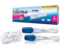 CLEARBLUE EARLY tehotenský test 6 dní vopred 2ks +2p