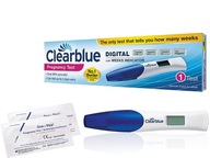 CLEARBLUE tehotenský test OZNAČUJE TÝŽDEŇ 1ks +2p