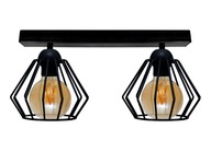 LOFT DIAMANTOVÁ RETRO EDISON STROPNÁ LAMPA