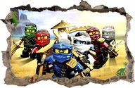 NÁLEPKY NA STENU Diera LEGO NINJAGO 81 70x46cm