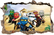 NÁLEPKY NA STENU Diera LEGO NINJAGO 81 115x75cm