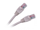 KÁBEL TWISTED UTP RJ45 kábel cat.5e 1,0m šedý