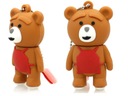 USB PENDRIVE 16 GB MEDVEĎ HNEDÝ TED WYS 24H PL PRO