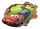 Samolepky na stenu pre deti CARS 3D CARS 70x50cm