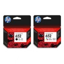 2x atramentová kazeta HP 652 Deskjet 3635 3636 3775 Ink Advantage