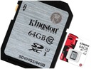 KINGSTON LARGE SD SDHC 64GB CLASS 10 SDX UHS karta