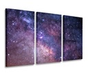 OBRAZ OBRAZY COSMOS GALAXY TRIPTIQUE 90x50