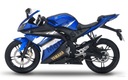 Nálepka Yamaha YZF R125 dyha 2008 modrá