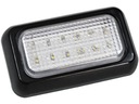 18 LED lampa do kabínovej prepravky izotermická BIELA ​​12V 24V