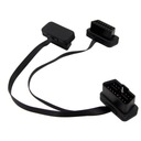 DVOJITÁ OBD-II SPLITTER 24cm PLOCHÁ 2 ZÁSUVKY