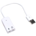 BG8 Hudobná zvuková karta USB JACK adaptér