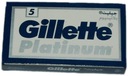 Žiletky Gillette Platinum 5 kusov
