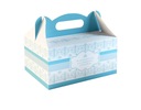 100x Cake Box Blue Wedding Wedding