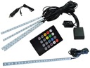 BLINK osvetlenie auta RGB 4x18LED MUSIC + kufor