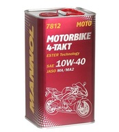 MANNOL 4T NÁDOBKA NA OLEJ NA MOTOR 10W40 4L 7812-12