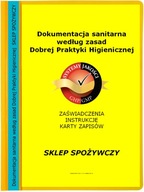 GHP sanitárna dokumentácia obchod s potravinami + zdarma