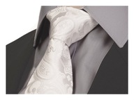 SILK TIE Svadobná bordová nevädza Ecru