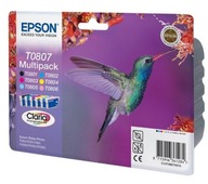 ORIGINÁL EPSON T0807 T0801 802 803 804 805 806 BOX